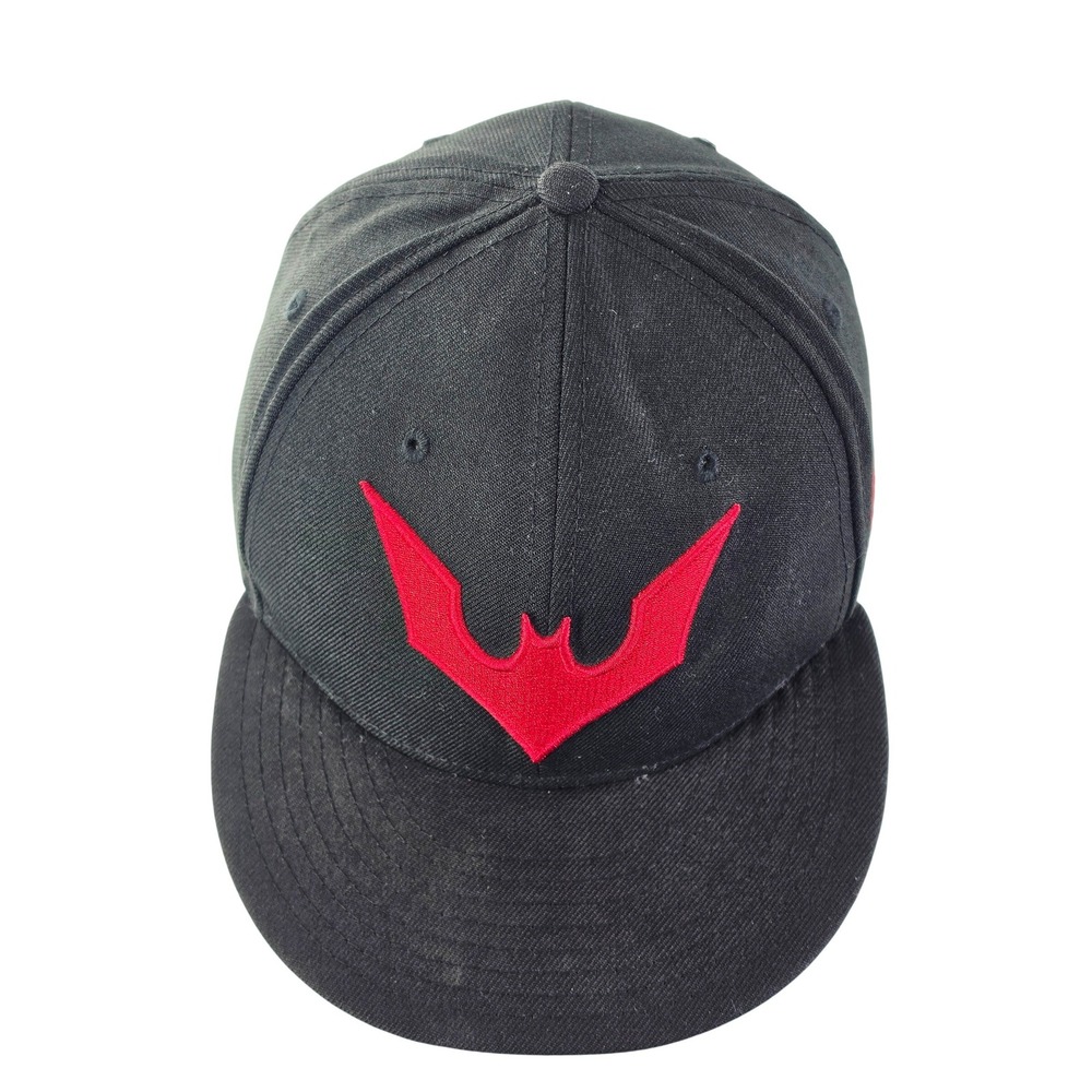 New Era 59FIFTY Batman Beyond Fitted Hat 7 1/2 Black Red Wool DC Comics Cap